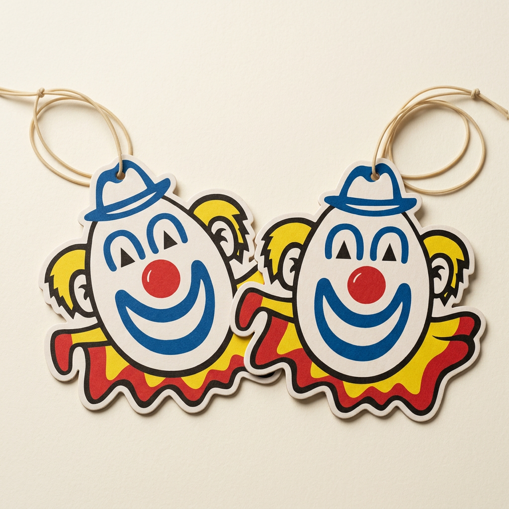 Clown Head Air Freshener 2-Pack