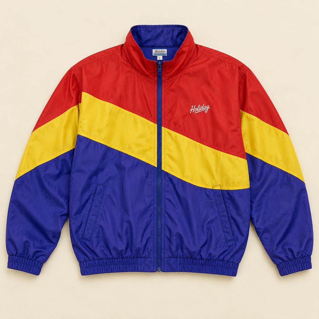 '90s Colorblock Windbreaker
