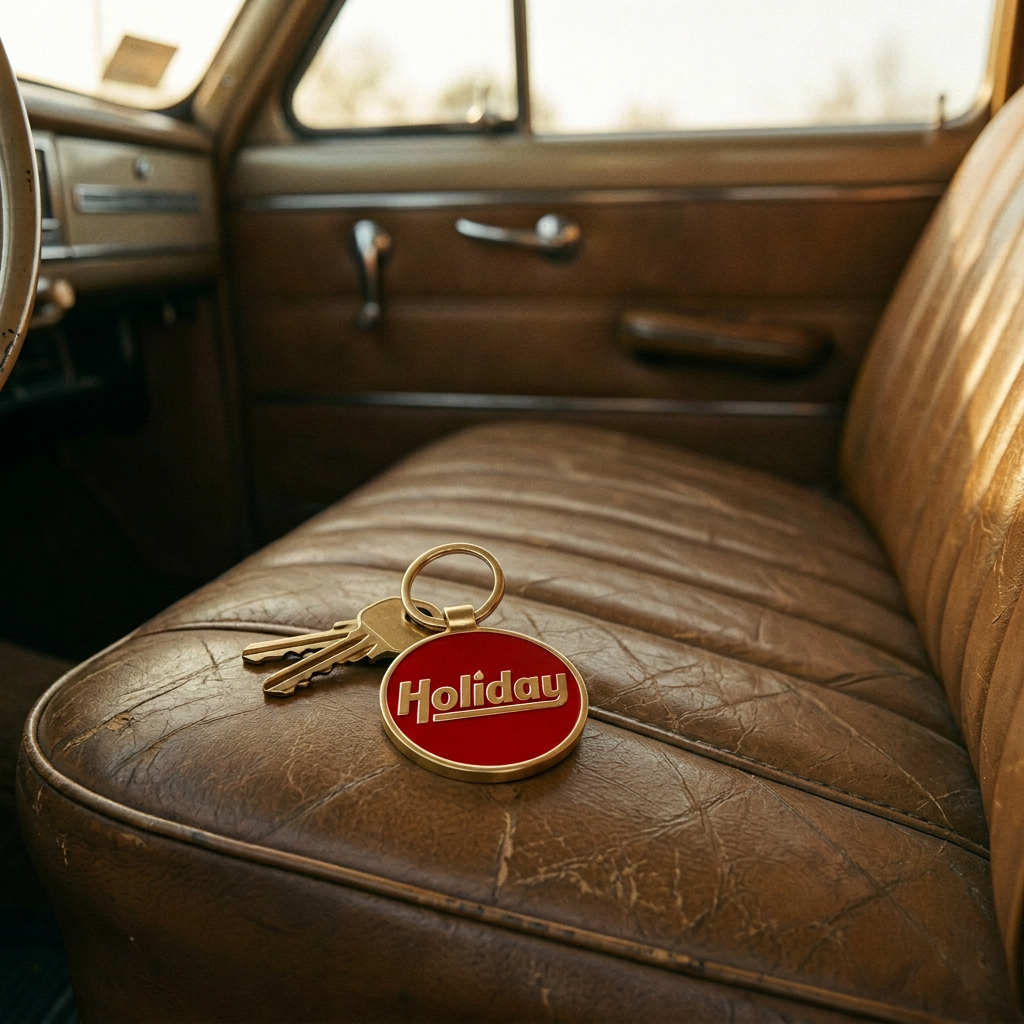 Holiday Enamel Keychain