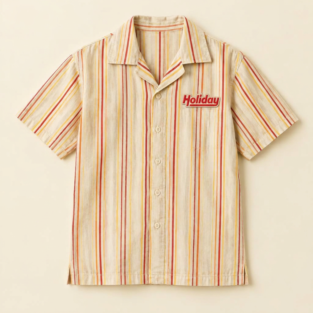 Canopy Stripe Camp Shirt
