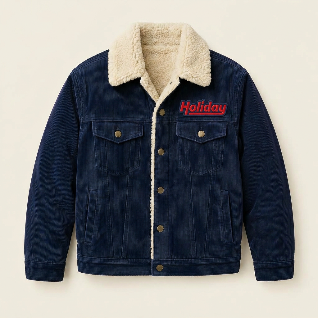 Sherpa Cord Trucker Jacket